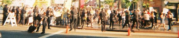 police beating...