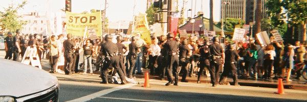 police beating...