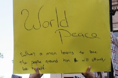 world peace...