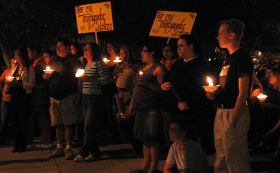 scene from the rally...