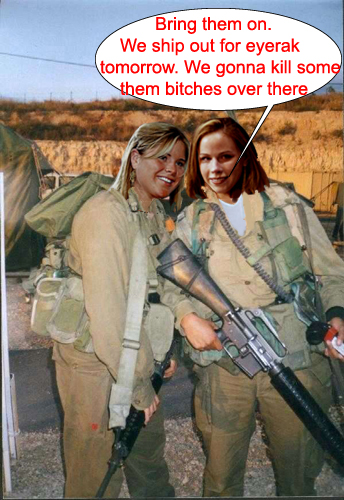 Bush twins go to war...