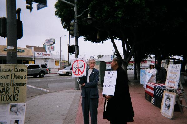 More demonstrators...