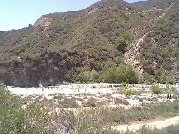 San Gabriel River...