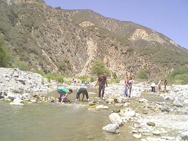 San Gabriel River...