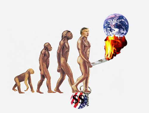 The ascent of man...