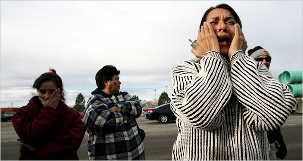 Photos from ICE raid...