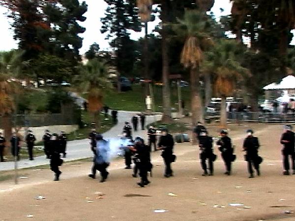 police fire...