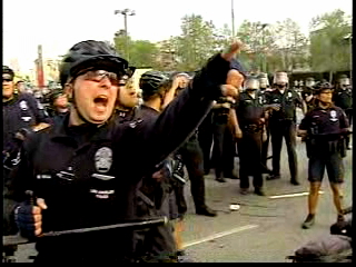 police yell...
