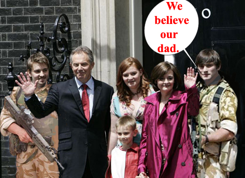 Blair to send sons t...