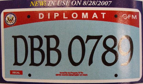 Old Diplomatic Plate...