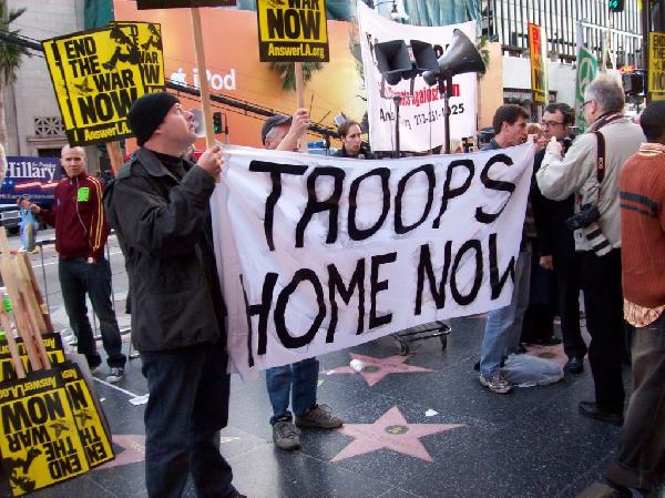 Support the troops: ...