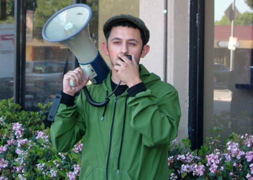 Speaker at the Demo...