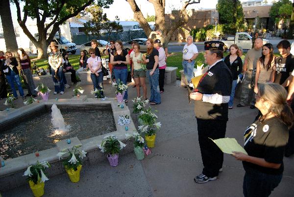 Vigil @ Veterans Mem...