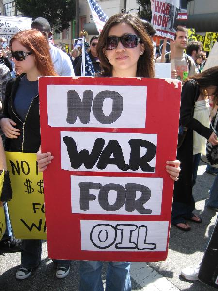 No War for Oil...