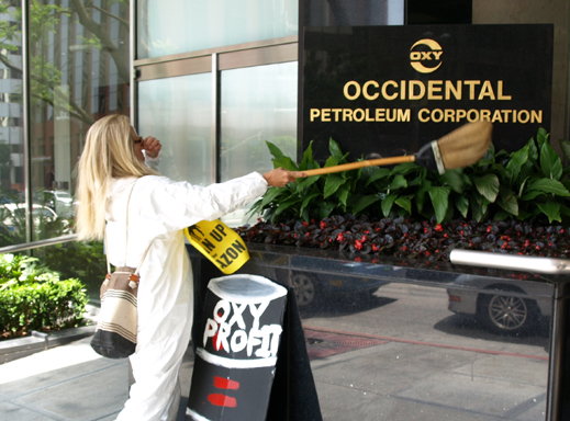 Oxy clean up begins...