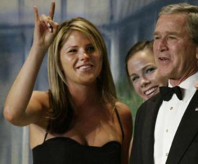 George Bush Leona Le...