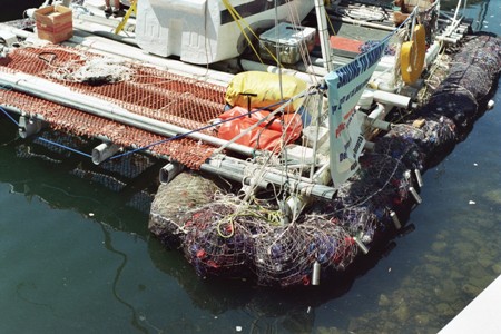 pontoon of bottles...