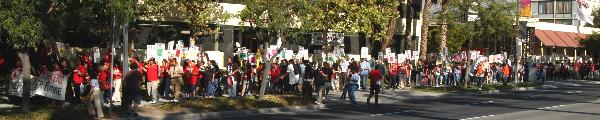 March past Crowne Pl...