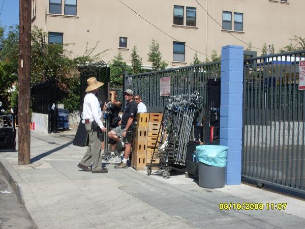 CBS equipo de filmac...