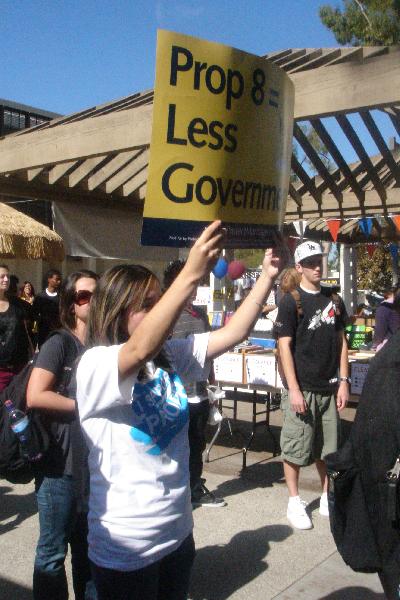 Prop 8 = Less Govern...