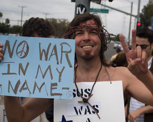 Jesus: "No war ...