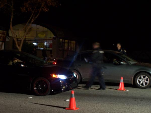 Police harass driver...