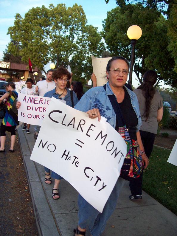 Claremont = No Hate ...