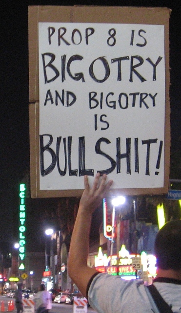 Prop 8 protest...