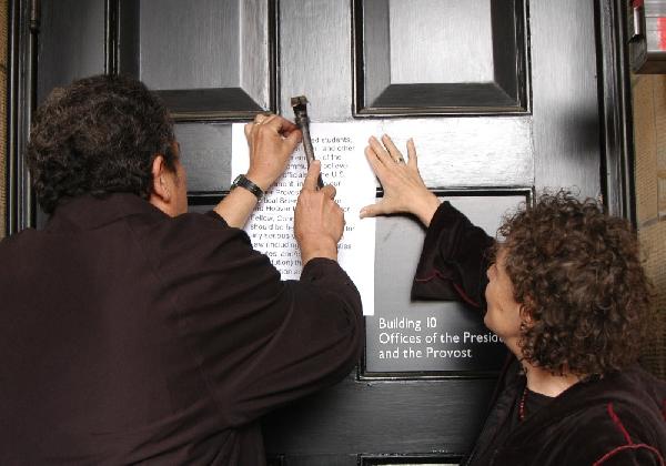 Nailing petition to ...