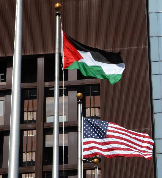Flag raising...
