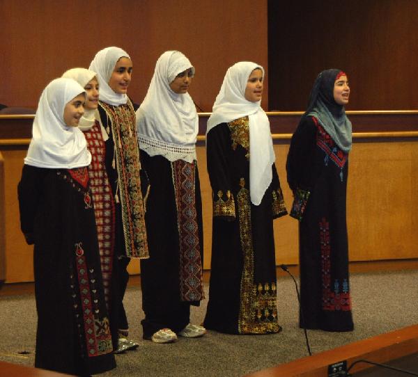 Palestinian song...