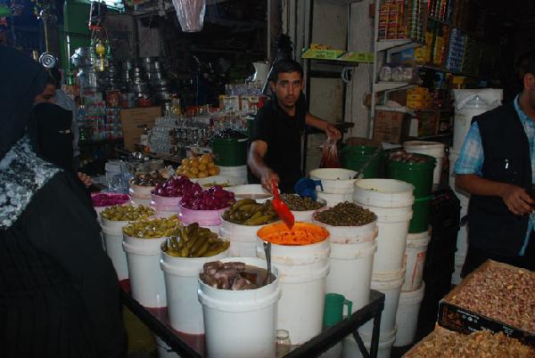 Gaza market...
