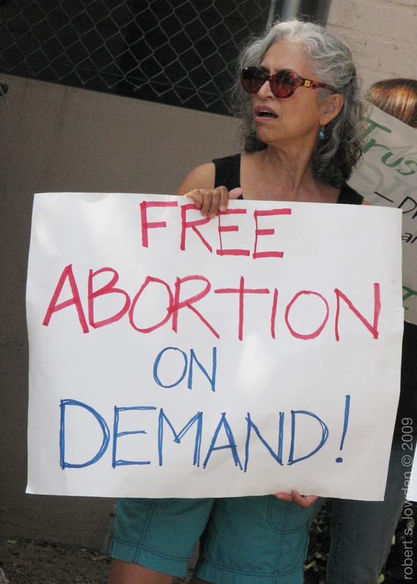 Pro Choice Protester...