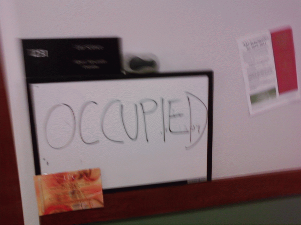 Occupied...