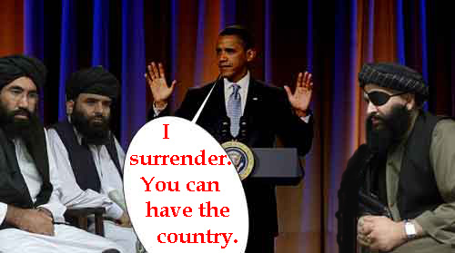 Obama surrendered to...
