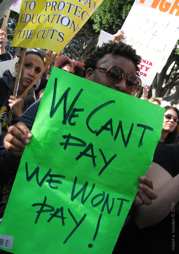 We can't pay, We won...