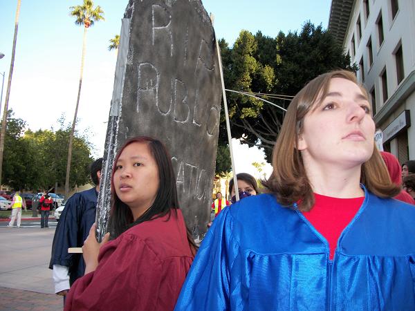 March 4 2010 die-in at UCR