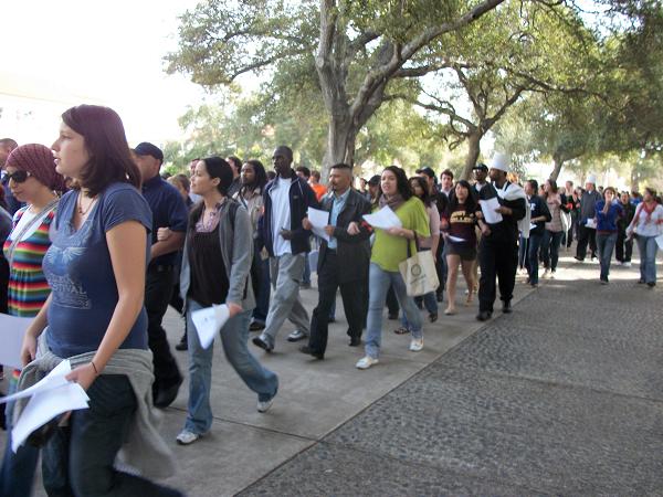 Students and workers...