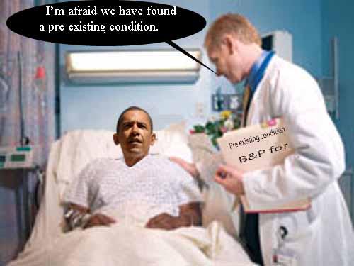 Obama rushed to hosp...