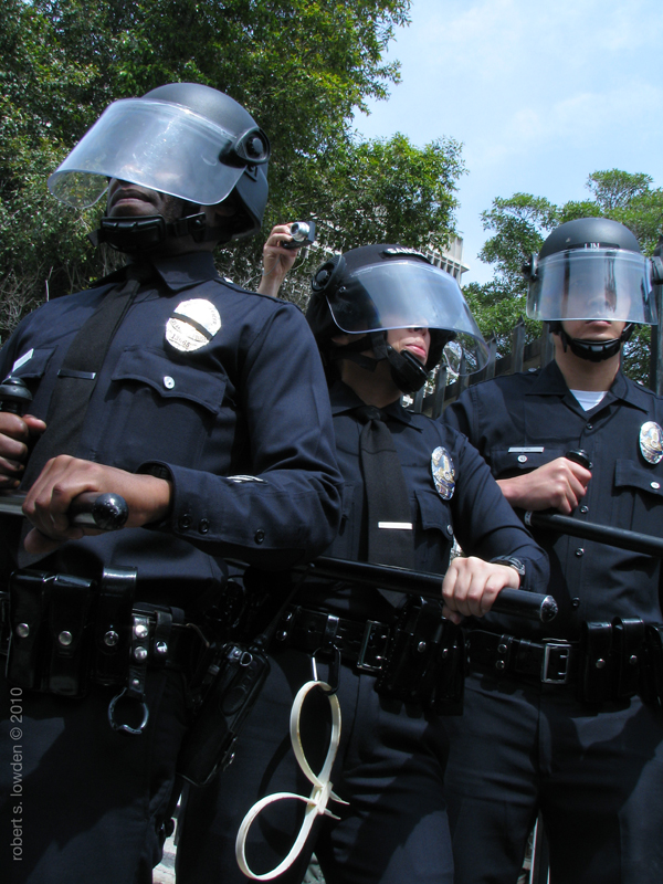 Nazi Rally L.A.P.D. ...