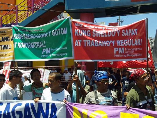 Militant workers in ...