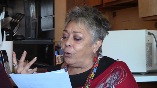 Dylcia reads her poe...
