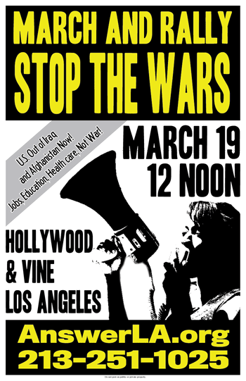 03-19 Antiwar March ...