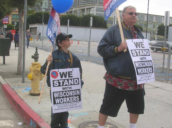 Workers of Los Angel...
