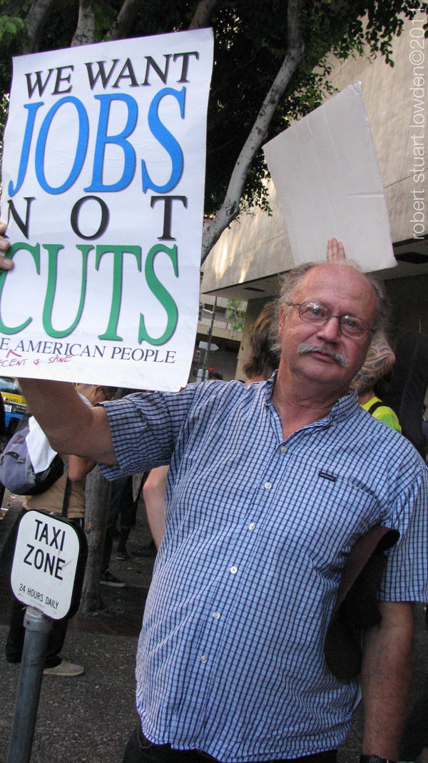 Occupy LA Protester ...