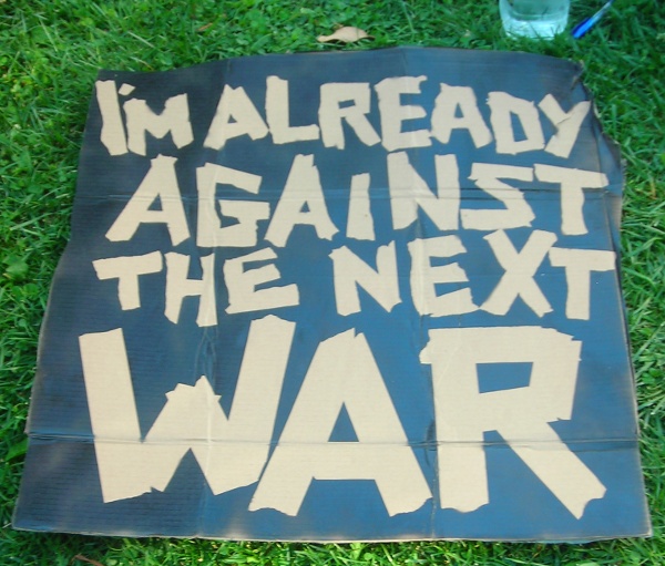 Against the Next War...