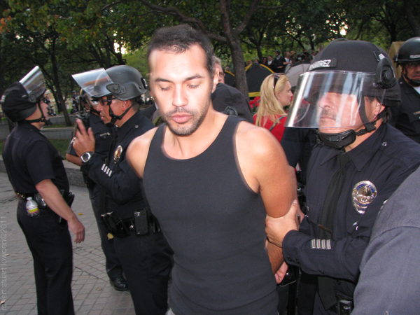 Arrest of Occupy LA ...