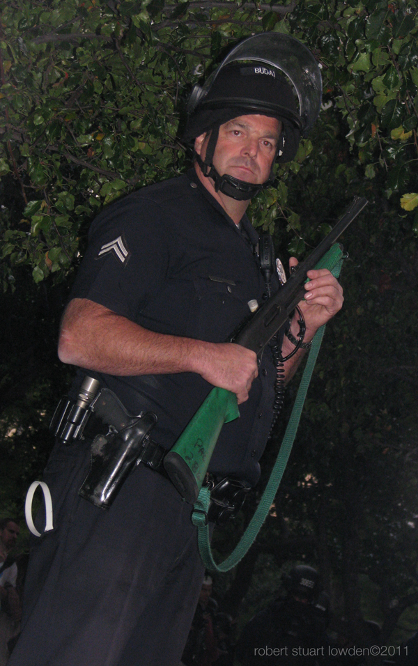 LAPD Riot Cop with R...