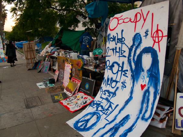 Tierra y Libertad: Occupy Los Angeles, Day 57 : LA IMC