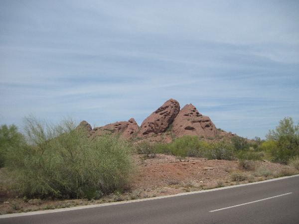 red rocks